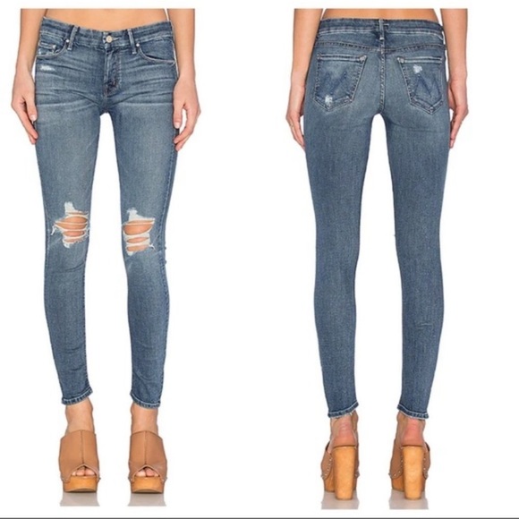 MOTHER Denim - MOTHER The Looker Songs of the Cowboys Blue Skinny Jeans - size 27